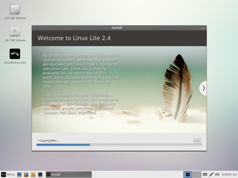 Linux Liteの構成作業